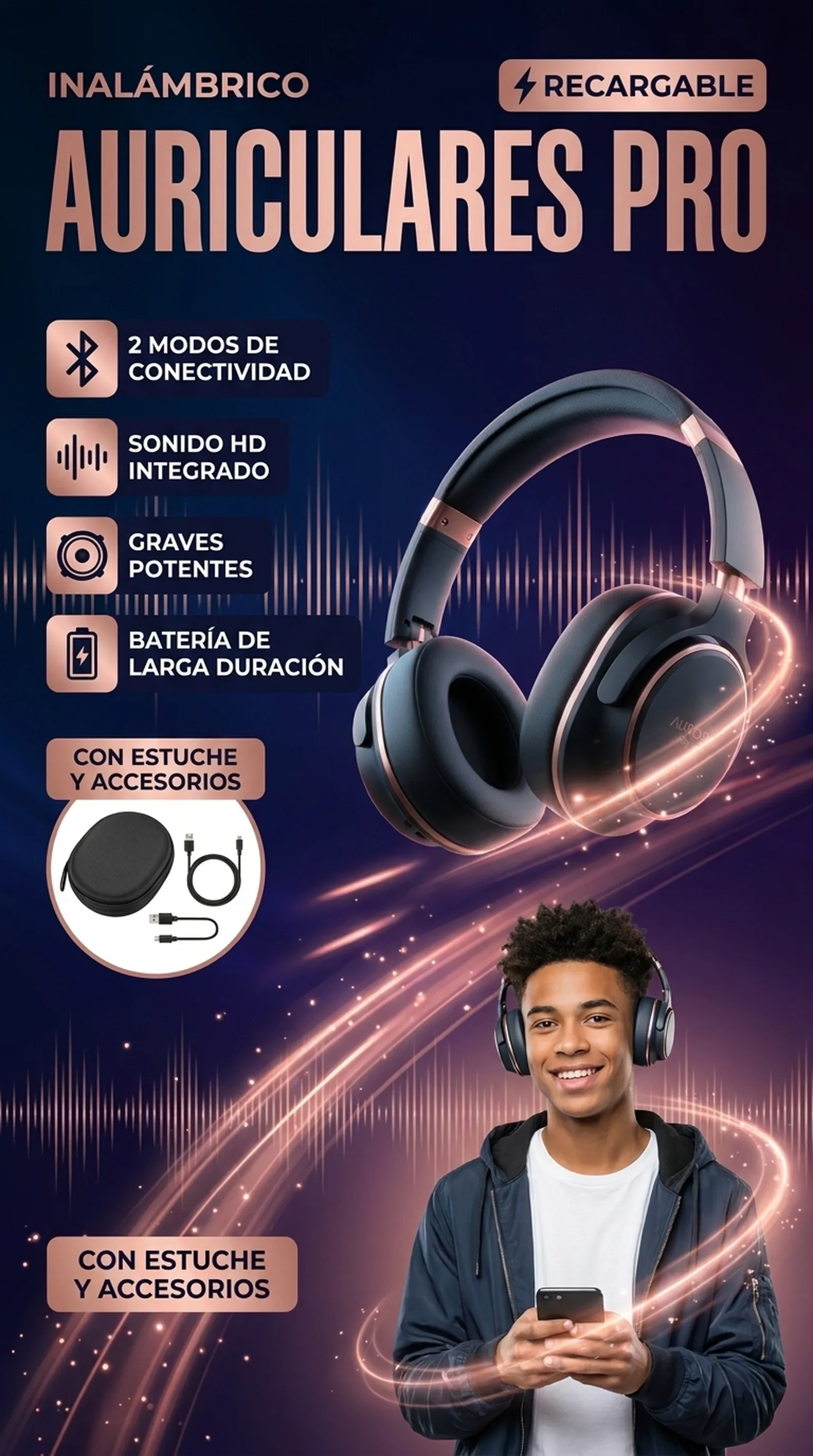 Tecnología · auriculares
